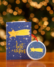 Carica l'immagine nel visualizzatore di Gallery, Decorazione in ceramica con biglietto